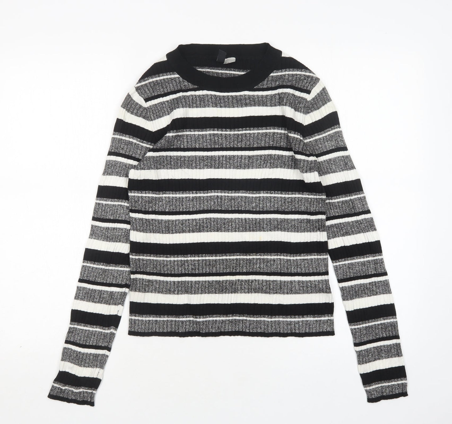 Womens UK Size M H&M Multicoloured Pullover Jumper