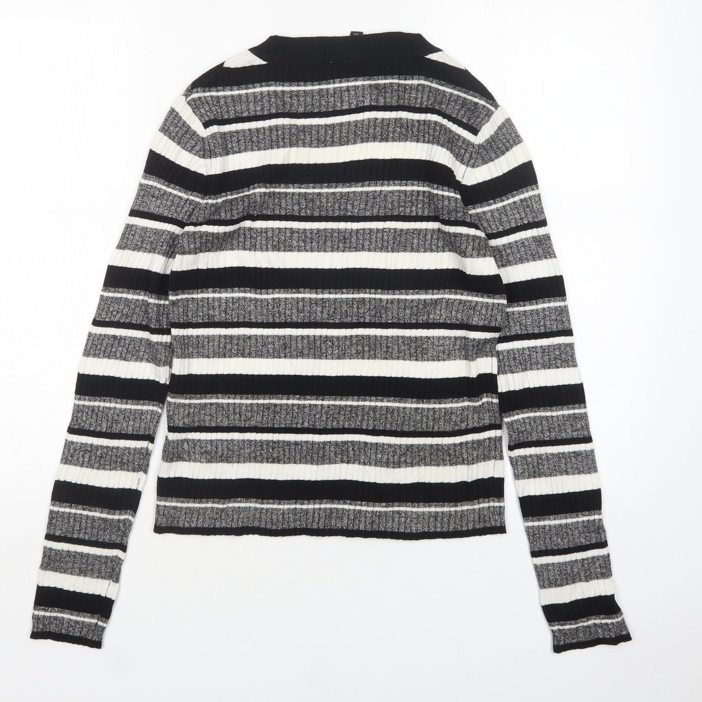 Womens UK Size M H&M Multicoloured Pullover Jumper