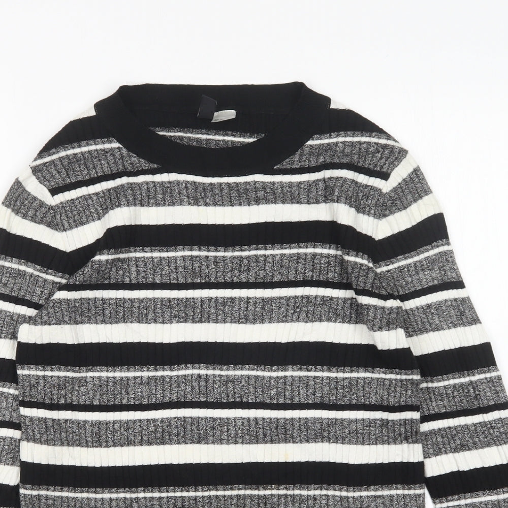 Womens UK Size M H&M Multicoloured Pullover Jumper