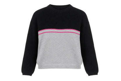 Womens UK Size XS Pull&Bear Multicoloured Pullover Jumper