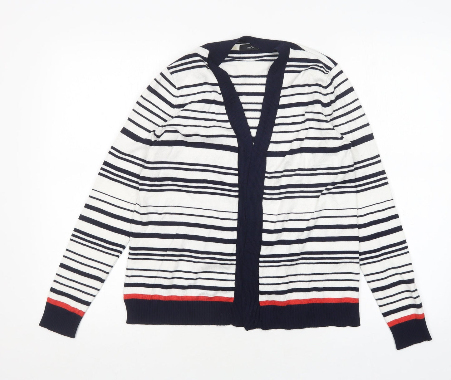 Womens UK Size 12 M&Co Multicoloured Cardigan Jumper