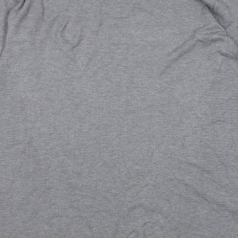 Evis Womens Grey  Viscose Jumper Dress  Size S  Round Neck
