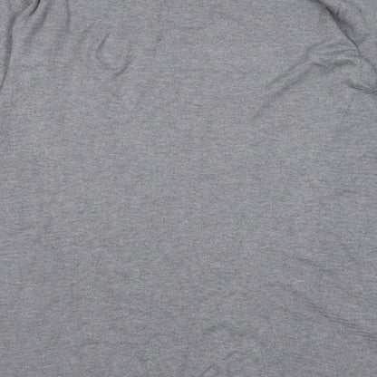 Evis Womens Grey  Viscose Jumper Dress  Size S  Round Neck