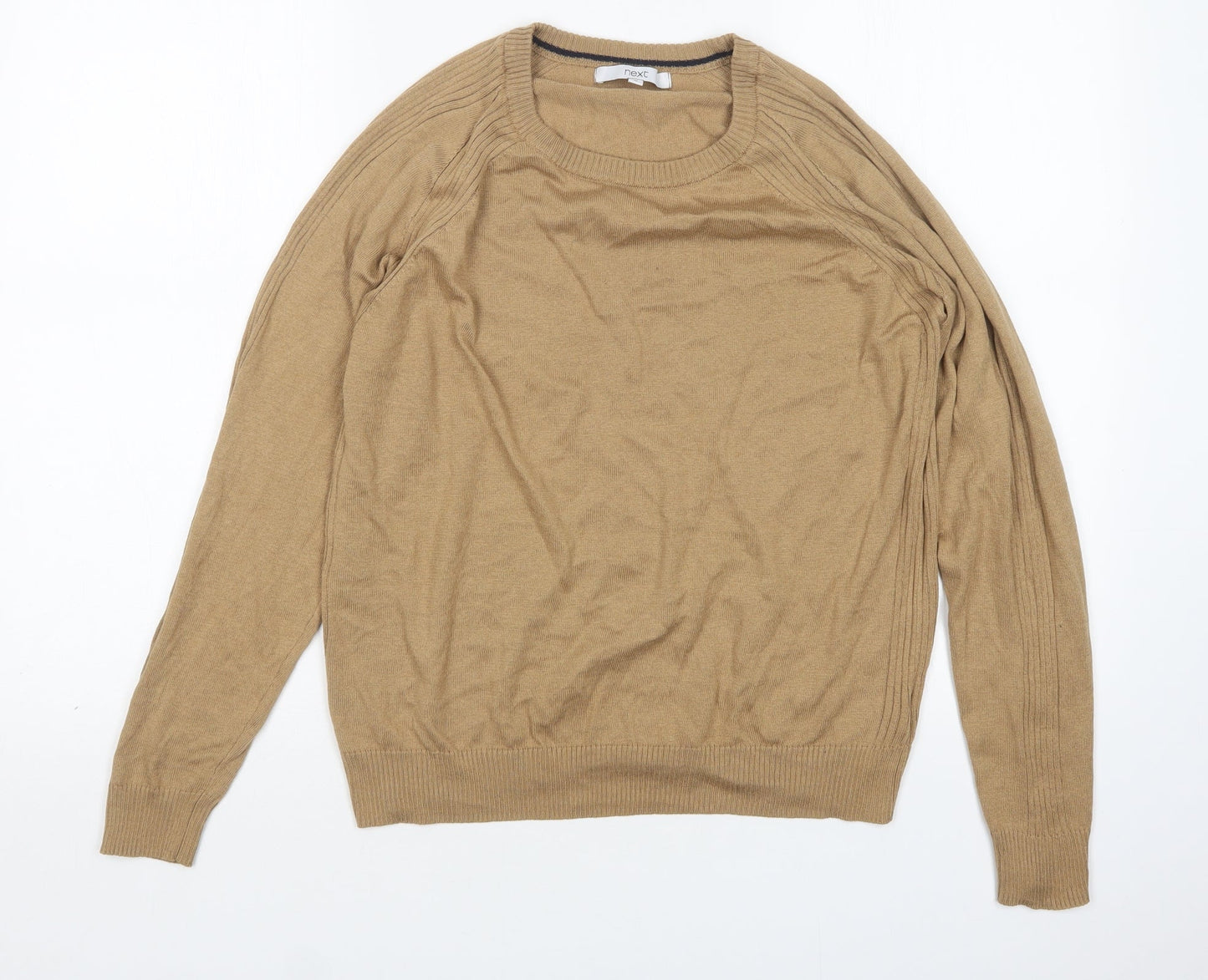 Womens UK Size M NEXT Beige Pullover Jumper