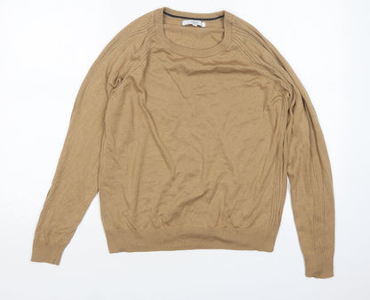 Womens UK Size M NEXT Beige Pullover Jumper