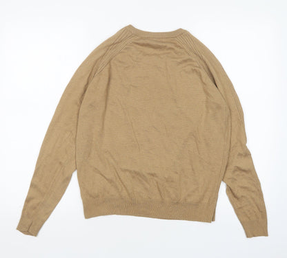 Womens UK Size M NEXT Beige Pullover Jumper