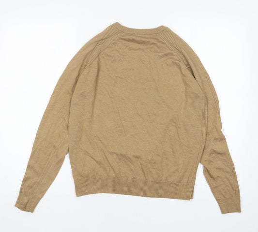 Womens UK Size M NEXT Beige Pullover Jumper