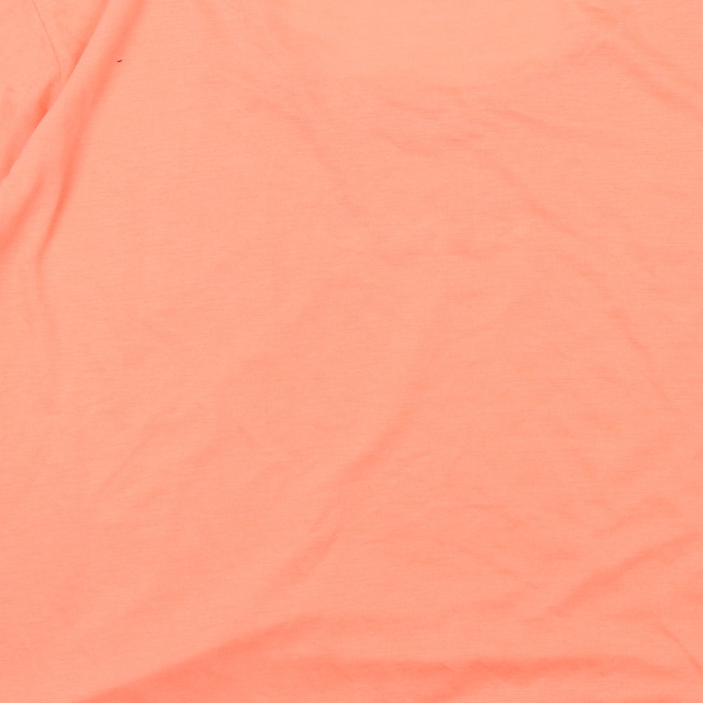 Womens UK Size XL Preworn Pink Basic T-Shirt