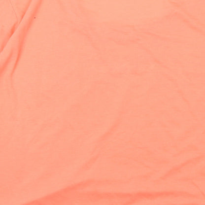 Womens UK Size XL Preworn Pink Basic T-Shirt