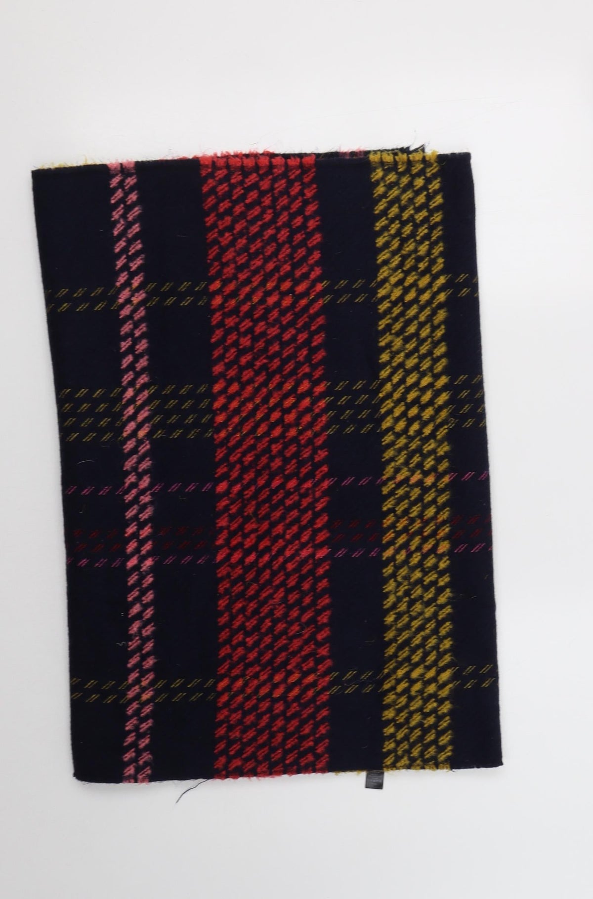 Front view of George women’s multicoloured check acrylic shawl/wrap