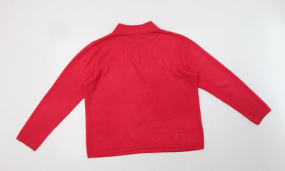 Womens UK Size M BM Pink Pullover Jumper
