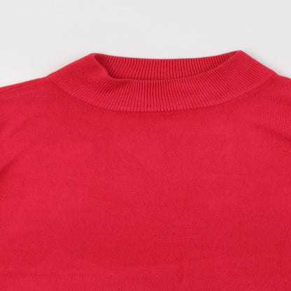 Womens UK Size M BM Pink Pullover Jumper