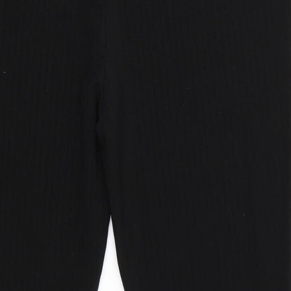 Papaya Womens Black Striped  Trousers  Size 21 in L25 in Regular  - Same colour vertical pattern stripe