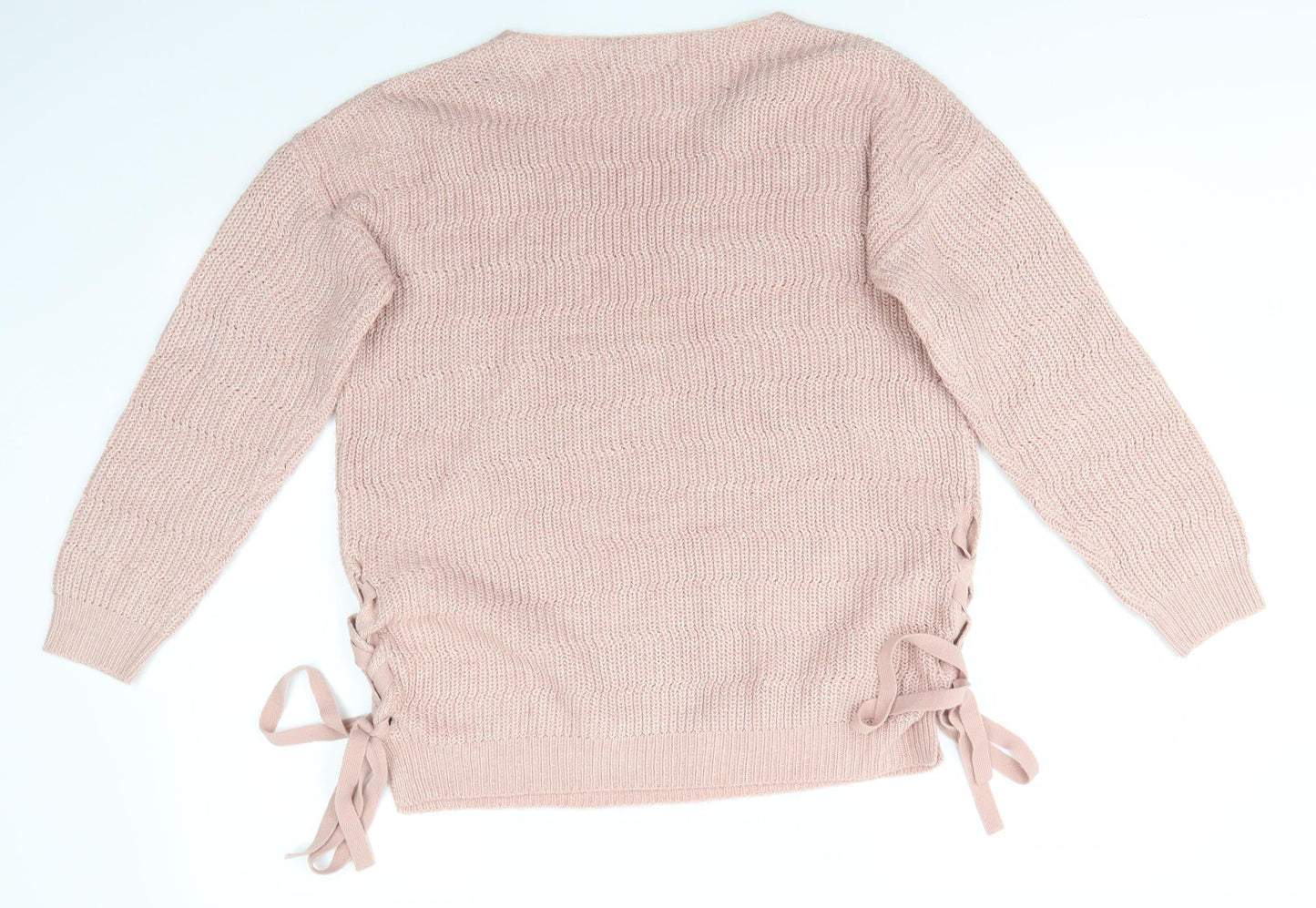 Womens UK Size M Peacocks Pink Pullover Jumper