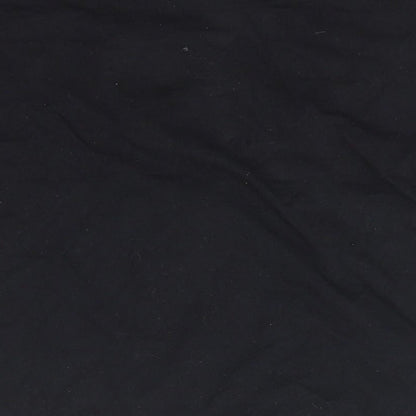Fruit of the Loom Boys Black  Cotton Basic T-Shirt Size 3-4 Years Round Neck Pullover - Ben X Dan