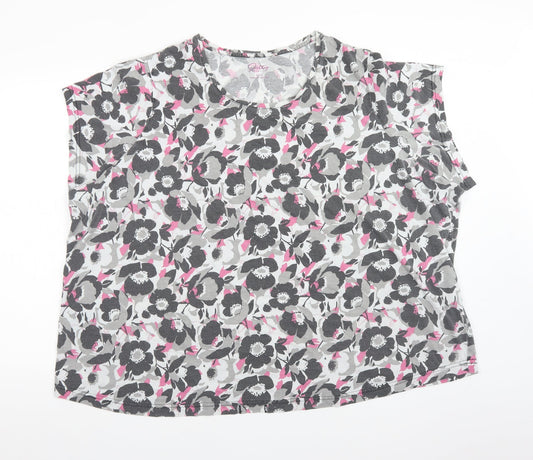 Womens UK Size 34 PRETTY SECRETS Multicoloured Basic T-Shirt