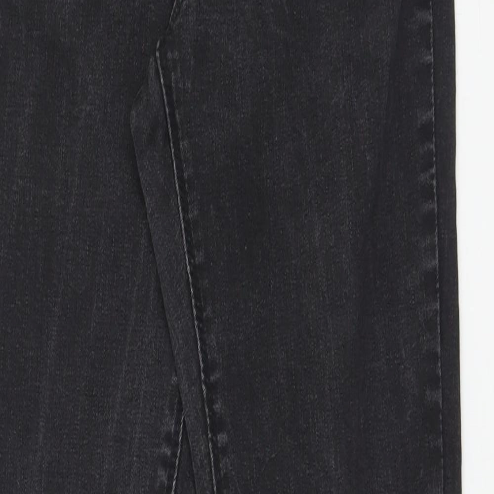 DENIM CO Womens Black  Cotton Skinny Jeans Size 12 L30 in Regular