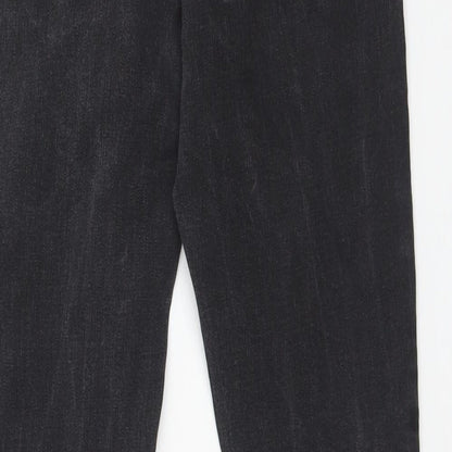 DENIM CO Womens Black  Cotton Skinny Jeans Size 12 L30 in Regular