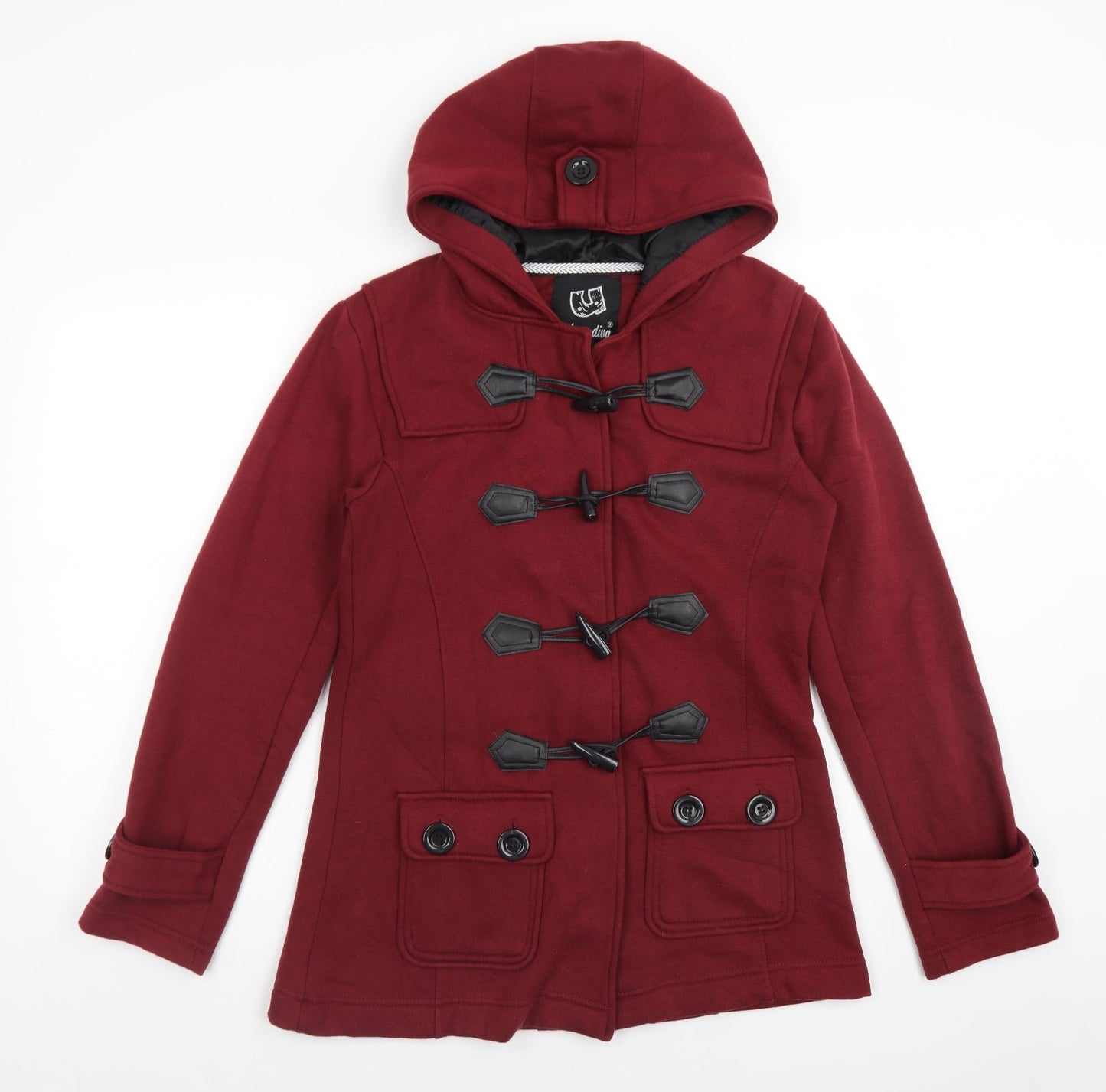 Womens UK Size 8 URBAN DIVA Red Trench Coat