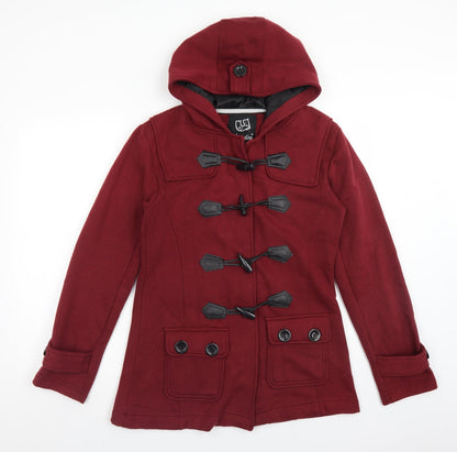 Womens UK Size 8 URBAN DIVA Red Trench Coat