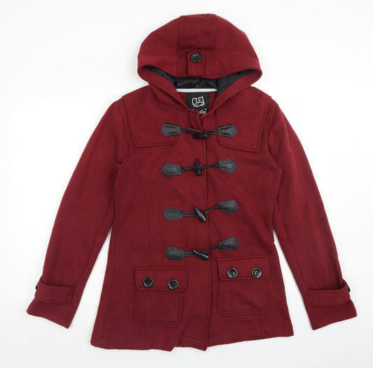 Womens UK Size 8 URBAN DIVA Red Trench Coat