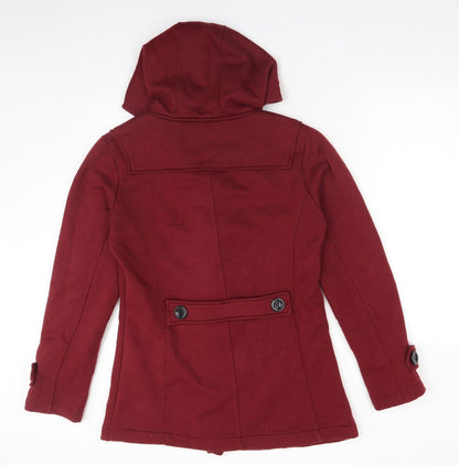Womens UK Size 8 URBAN DIVA Red Trench Coat