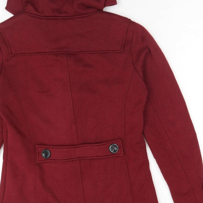 Womens UK Size 8 URBAN DIVA Red Trench Coat