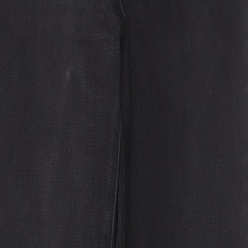 NEXT Womens Grey  Cotton Skinny Jeans Size 10 L30 in Regular