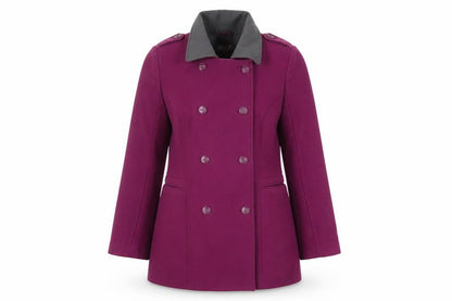 Womens UK Size 14 Simply Be Pink Overcoat