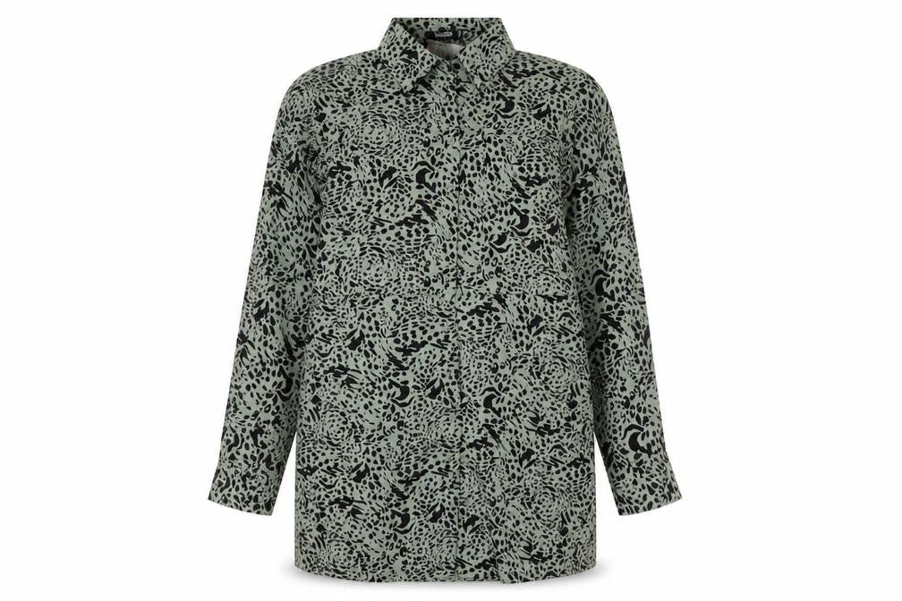 Womens UK Size 6 Missguided Brown Basic Button-Up