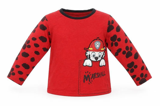 Paw Petrol Boys Red  Camel Pullover Jumper Size 12-18 Months   - Marshall