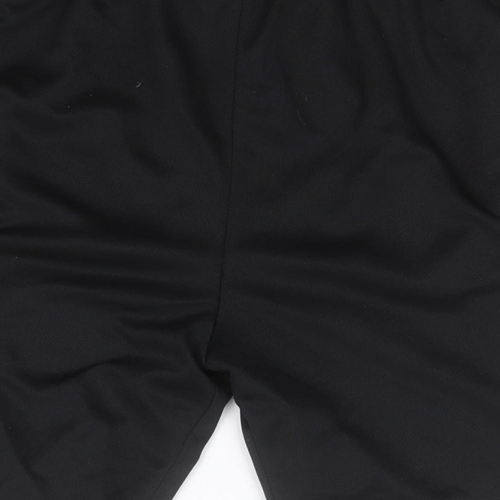 Jazz Boys Black  Polyester Sweat Shorts Size XL  Regular  - Ysgol Brynrefail
