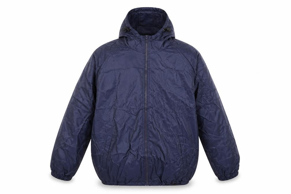 Mens UK Size S Outdoor Blue Rain Coat