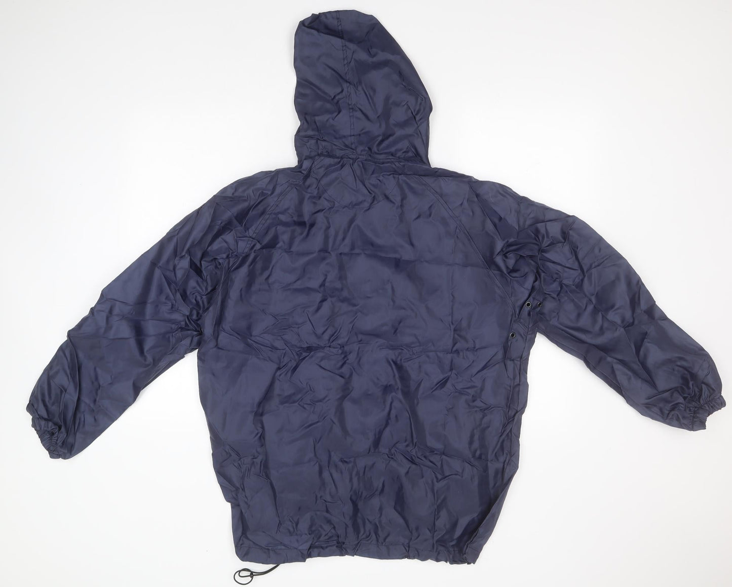 Mens UK Size S Outdoor Blue Rain Coat