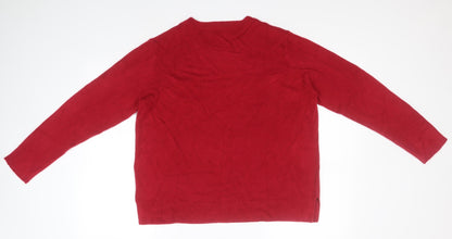 Womens UK Size 18 Marks and Spencer Pink Pullover Jumper