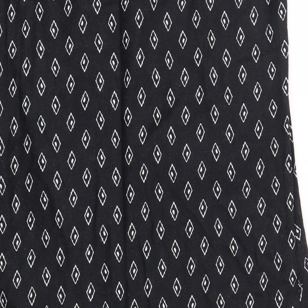 Nutmeg Womens Multicoloured Argyle/Diamond Viscose Tank Dress  Size 8  V-Neck