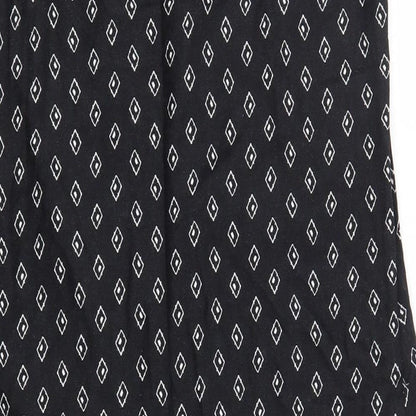 Nutmeg Womens Multicoloured Argyle/Diamond Viscose Tank Dress  Size 8  V-Neck