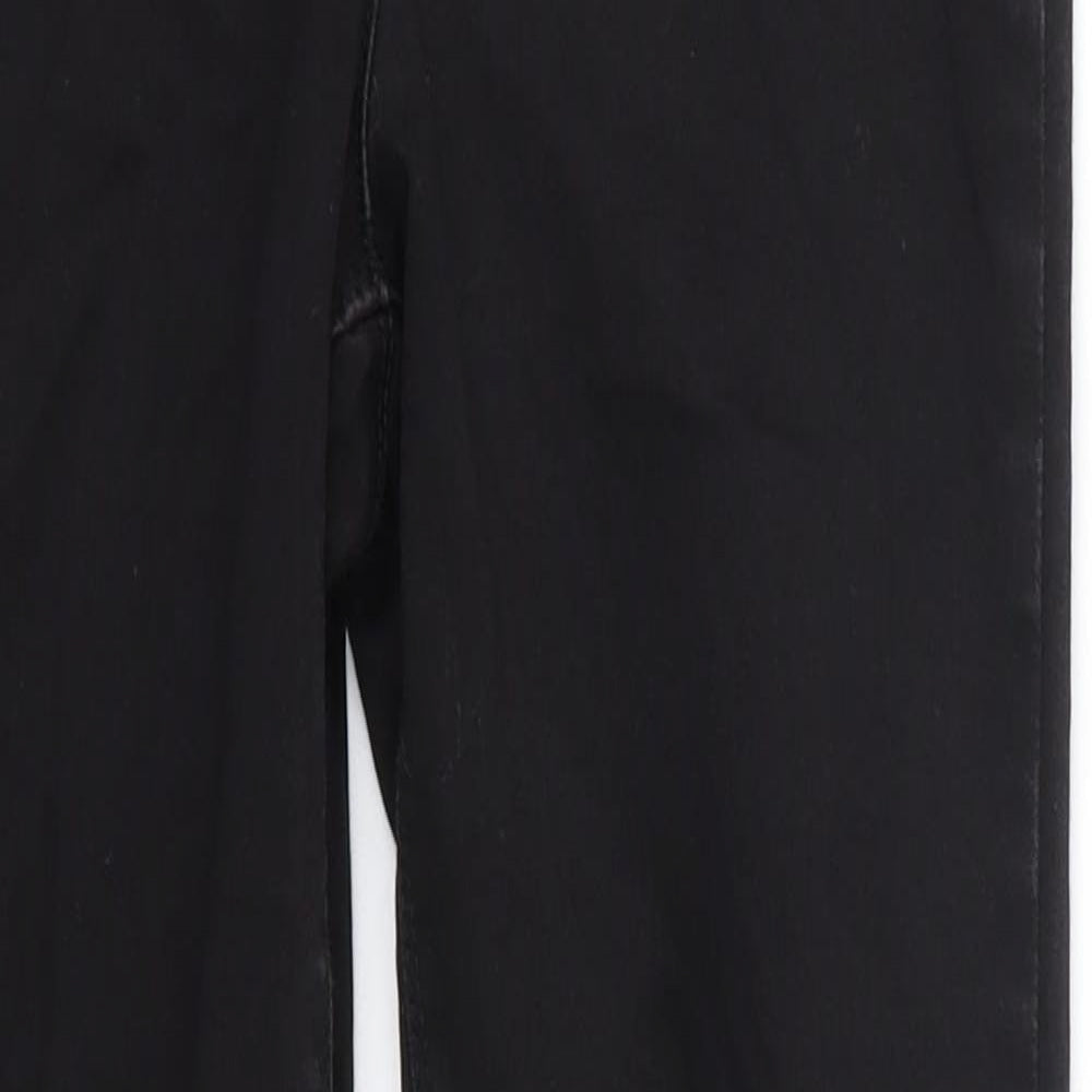 Matalan Womens Black  Cotton Skinny Jeans Size 10 L27 in Regular