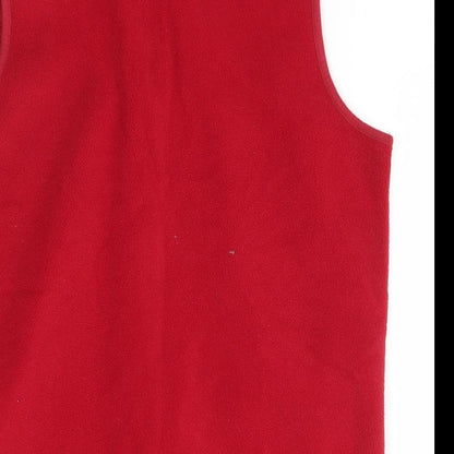 Womens UK Size M EWM Red Vest Jumper