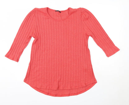 Womens UK Size 18 Peacocks Pink Pullover Jumper