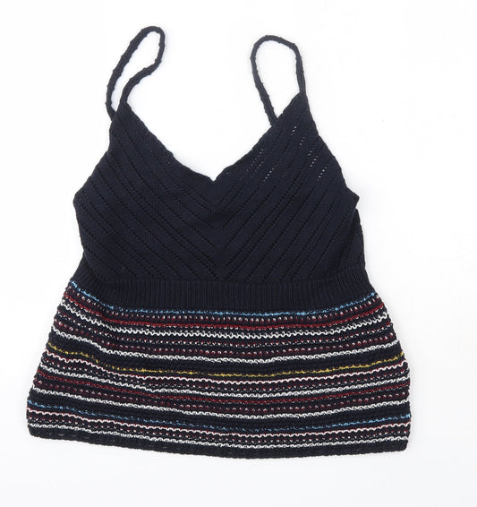 Womens UK Size M New Look Multicoloured Camisole Blouse