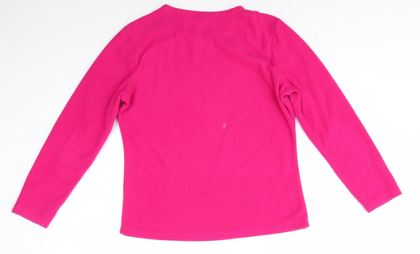 George Womens Pink Solid Polyester Top Pyjama Top Size 8   - Cerise Pink Let's stay in ...