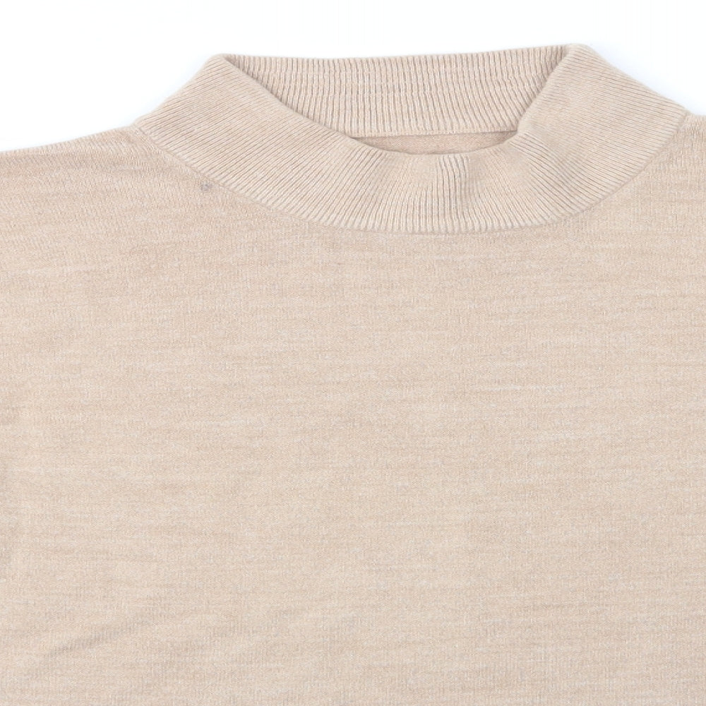 Womens UK Size M Preworn Beige Pullover Jumper