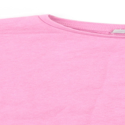 I Love Girlswear Girls Pink  Cotton Pullover Sweatshirt Size 10 Years  Pullover - Dance Vibes Shimmer