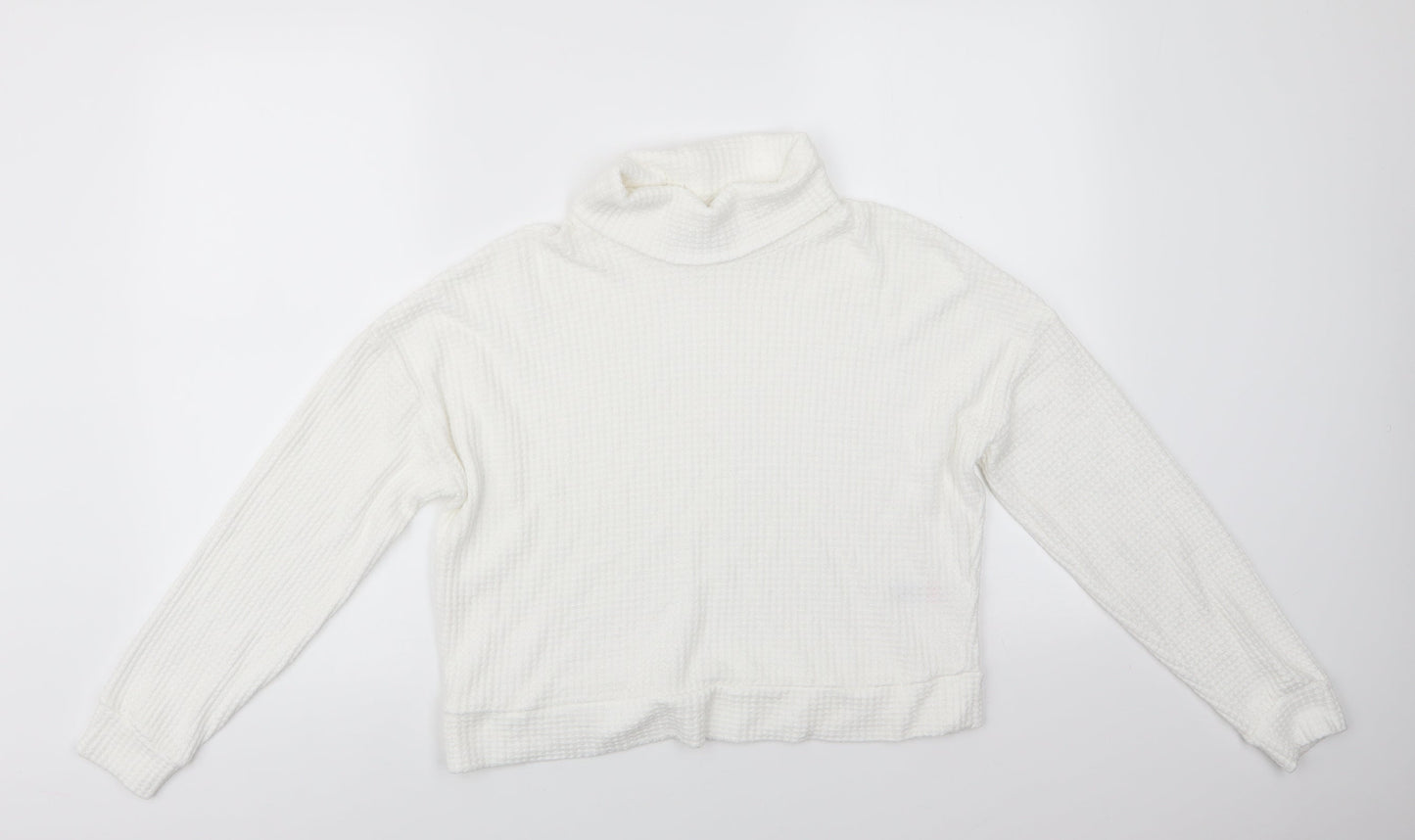 Womens UK Size M New Look Ivory Pullover Jumper