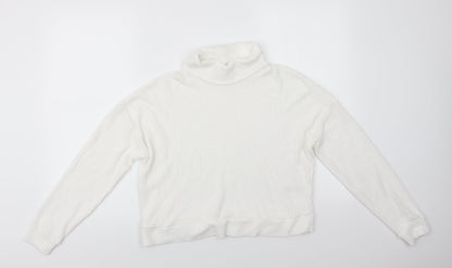 Womens UK Size M New Look Ivory Pullover Jumper