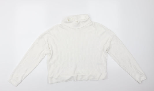 Womens UK Size M New Look Ivory Pullover Jumper