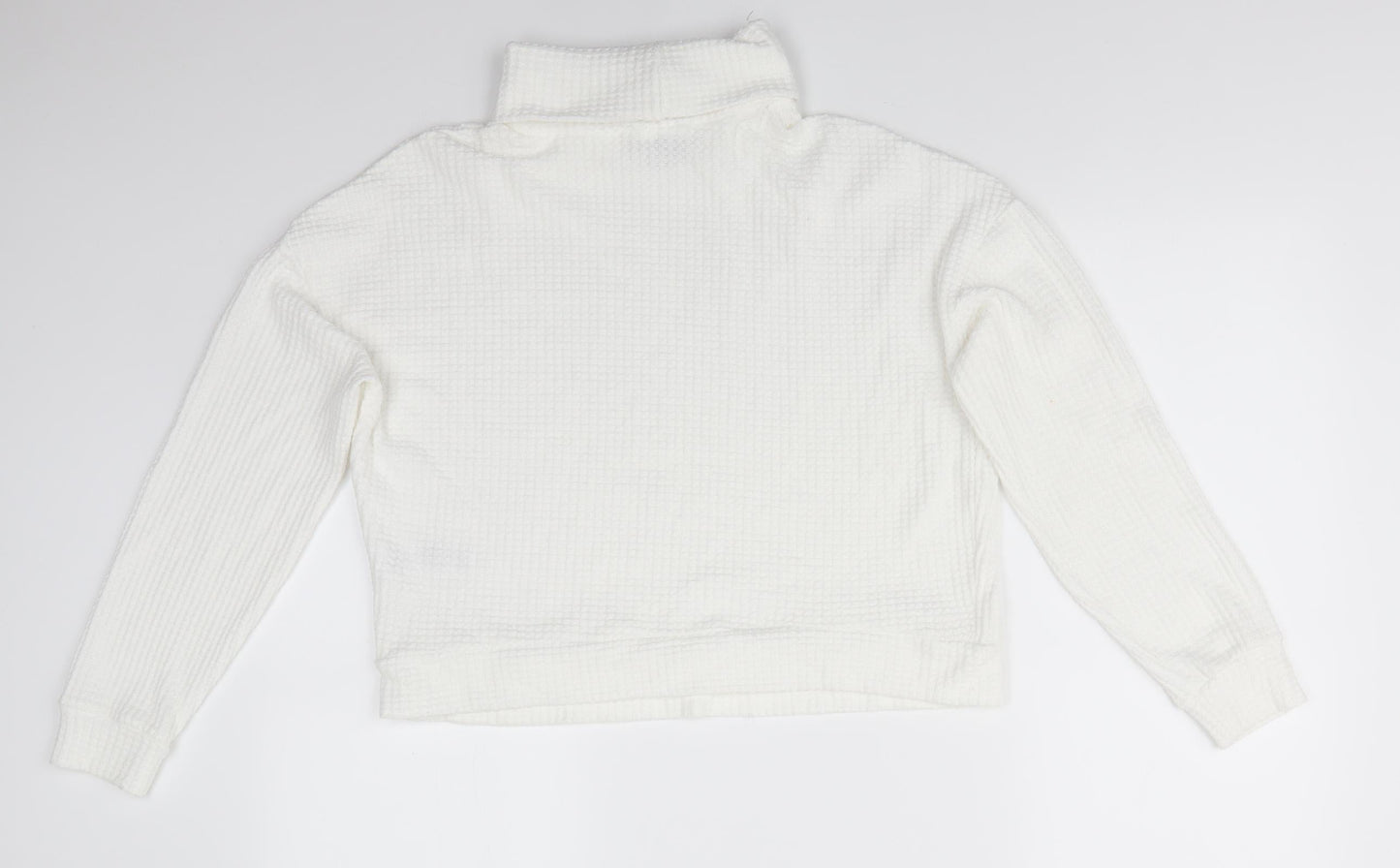 Womens UK Size M New Look Ivory Pullover Jumper