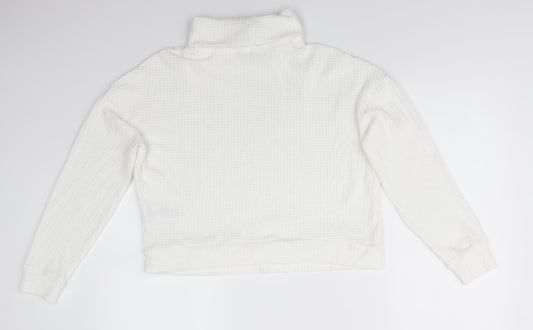 Womens UK Size M New Look Ivory Pullover Jumper
