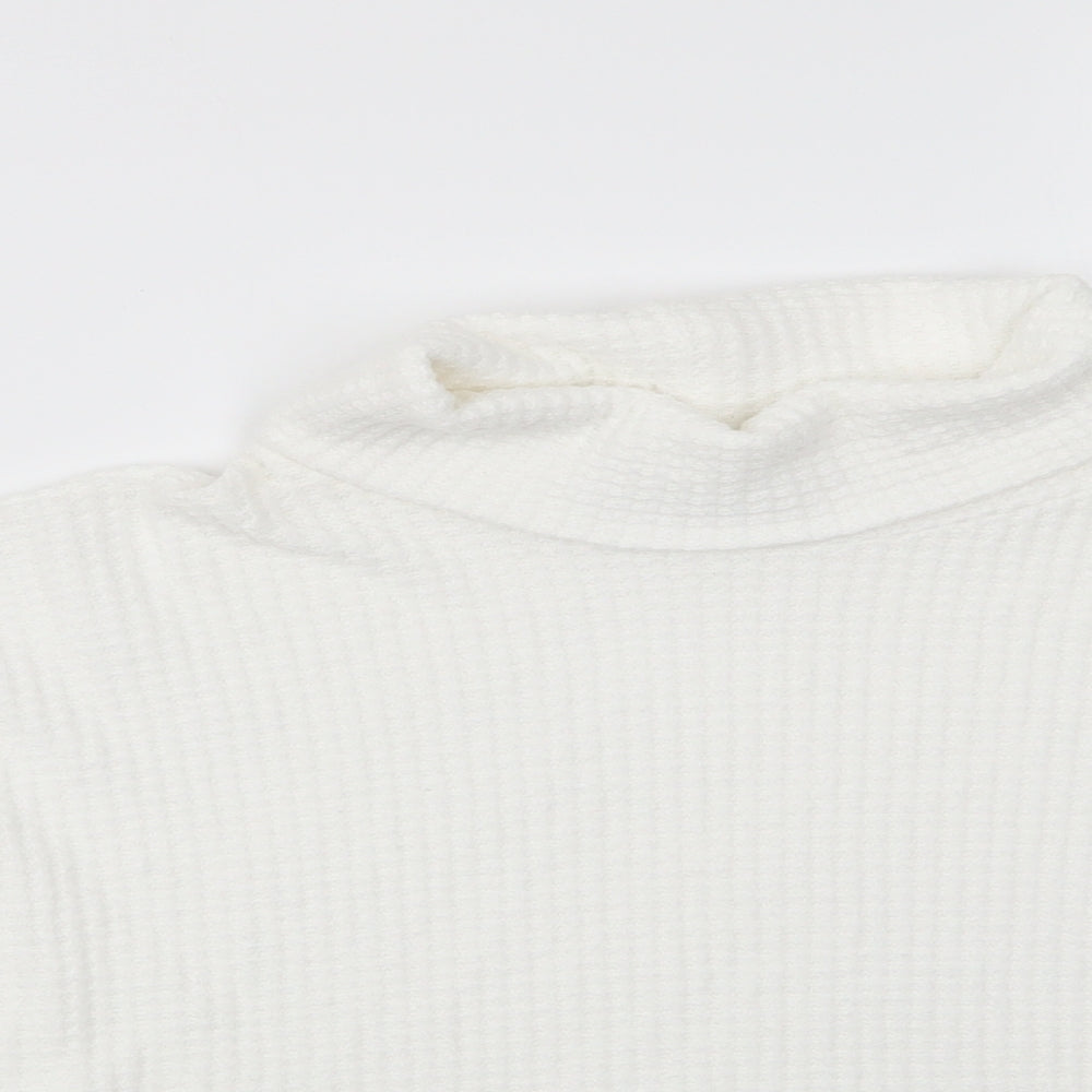 Womens UK Size M New Look Ivory Pullover Jumper